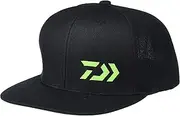 ダイワ(DAIWA) D-Vec Flatbill Cap DVEC-Flat Fishing Clothing Mens Headwear, Black, One Size