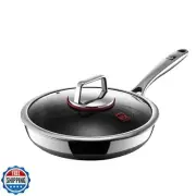 KOBACH 10in+Lid Nonstick Frying Pan - Stainless Steel Skillet, Dishwasher and