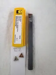 1 NEW 3/8" CARBIDE BORING BAR C06-STUCR-2 W/ KENNAMETAL TCMT 21.51LF INSERTS -E2