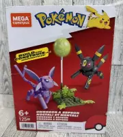 MEGA Construx Pokemon Buildable Figures 2-Pack (UMBREON, ESPEON) BRAND NEW