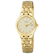 Citizen Eco-Drive Gold Tone Dial Women's Watch (EW1262-55P)