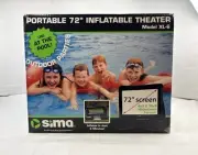 NEW Sima Portable 72 Inch Inflatable Theater Outdoor Pump Included