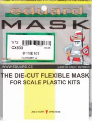 EDUCX633 1:72 Eduard Mask - Bf110E (EDU kit)