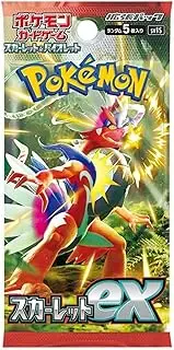 (1 Pack) Pokemon Card Game TCG Japanese Scarlet & Violet Booster Pack SV1S Scarlet ex (5 Cards Per Pack)