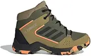 [adidas] Terrex Hyperhiker (Little Kid/Big Kid) Wild Pine/Black/Screaming Orange 3.5 Big Kid M