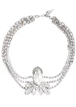 Rabanne Crystal-embellished Necklace - Silver - One Size One Size