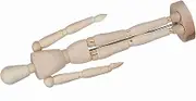 Wood Artist Drawing Manikin Articulated Mannequin with Base and Flexible Body