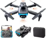 Bargainpop Foldable Mini Drone with 4K HD Camera Dual Lens 2.4G Wifi FPV RC Q...