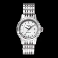 在飛比找Yahoo!奇摩拍賣優惠-Tissot 天梭卡森系列鋼帶機械女腕錶 T08520711