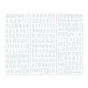 CREATIVE MEMORIES GRID SANS Letter Stickers ABC/123 - 3/pack NEW -SEALED 2022