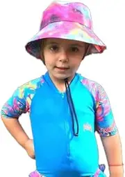 [RADICOOL SKINS] Radicool Australia - Turquoise Print Short Sleeve Suit - Beach Shirt - Quick Dry - UPF 100+ UV Protection - Rash Guard