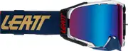 Leatt Velocity 6.5 Iriz Guard Motocross Goggles, white-blue for Men One Size White Blue