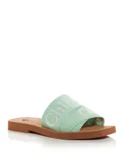 Chloe Women's Woody Logo Slide Sandals