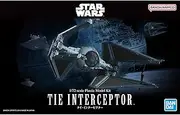 Revell 01212 Bandai Star Wars TIE Interceptor 1:72 Scale Model Kit