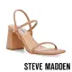 【STEVE MADDEN】KOSMO 細帶方頭粗跟涼鞋(卡其色)