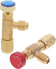 DRESSOOS 2pcs Valves for Automotive Air Conditioning Systems Lightweight Ergonomic Design for Effortless Handling Seamless Conversion for Electric Vehicles