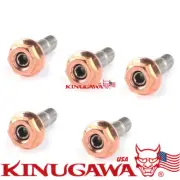 Turbo Stainless Kit w/ Egged Copper Nuts M10x1.25 For EVO DSM TD05H SUBARU STI