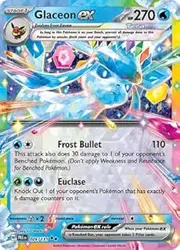 Pokemon - Glaceon ex 026/131 – Prismatic Evolutions – Double Rare – Foil Single Card