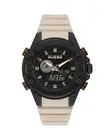 Guess MultiFunction AnalogDigital Watch Men Beige Watches