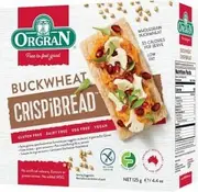 Orgran Toasted Buckwheat Crispibread 125g