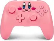 PowerA Wireless Nintendo Switch Controller - Kirby, AA Battery Powered (Battery Included), Nintendo Switch Pro Controller, Mappable Gaming Buttons, Officially Licensed by Nintendo