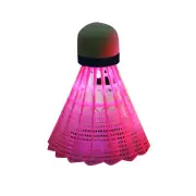 LED Badminton Shuttlecocks 4 Pack Sport Lighting Birdies Glow In Dark Balls f