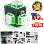 Ultimate Laser Level Tool: Self-Leveling, Rechargeable & Remote-Controlled