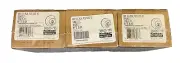 3 x Keyed Alike Kwikset 660 Deadbolt Deadbolt Lock, Matte Black Round Exterior