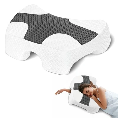 Side Sleeper Pillow with Arm Hole, Shoulder Relief System, Arm Pillow for Nec...
