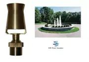 EasyPro 2" Inlet Bronze Frothy Fountain Nozzle FN2 Thick Foamy Spray Swivel Base