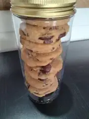 Chocolate chips Cookies In The Jar