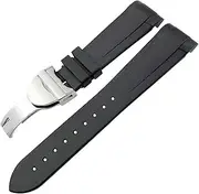 [EKSIL] Natural Rubber Watchband 20mm 22mm Special For Tudor Black Bay 1958 39mm 41mm GMT Pelagos Pin/Folding Buckle Rubber Strap