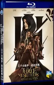 2023 Movie Box Set BD The Three Musketeers DVD All Region Blu-ray 1-Disc