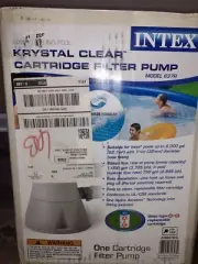 Intex Krystal Clear Cartridge Filter Pump Above Ground Pools 1000 GPH Model 673R