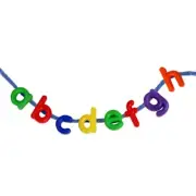 Roylco Manuscript Letter Beads Lowercase