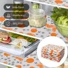 6 Pack Non-Slip Drawer Liners Glass Shelves Liners for Cabinet Drawer Fridge