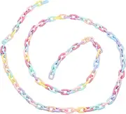 [SEWOART] Removable Acrylic Chain for DIY Jewelry Making Craft Chain for Bag Straps Necklaces for Creative Projects and Unique