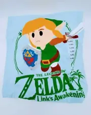 Men's XL Blue TShirt The Legend Of Zelda Link's Awakening Nintendo New With Tags