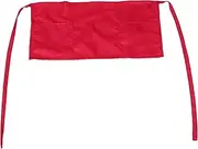 [FRCOLOR] Half-length Chef Apron Pockets Men's Cooking Apron for Kitchen Restaurant