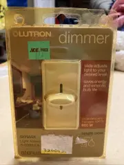 Lutron Skylark Dimmer Light Almond S-600H-LH Dimmer Switch 600w Single Pole