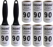 Lint Removers 2 Handles & 720 Sheets Extra Sticky Lint Rollers & Refills