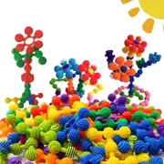 Rainbow Toyfrog Star Flex Toy Building Sets-create Puzzle Kids Building Toys - Toddler Stem Toys For 3 Year Old+ Boys And Girls