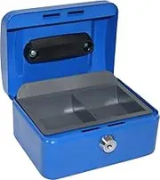 Portable Safe - 150mm with Standard Key, Heavy Duty Metal Structure for Personal Safety and Secure Storage