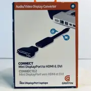Griffin Mini DisplayPort to HDMI & DVI - New In Box - Audio/Video Display