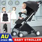 Baby Stroller Foldable Pram Infant Toddler Travel Carrier Pushchair Four Wheel