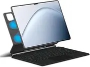 Bluetooth Keyboard Case Compatible with Xiaomi Pad 7 Ultra 14 Inch 2025 Tablet, Intelligent Magnetic Touch Bluetooth Keyboard with Built-in Magnetic Suction (Black)