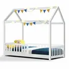 New Wooden Bed Frame Single Size Timber Mattress Base Pine Platform White ROCK