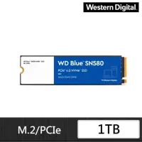 在飛比找momo購物網優惠-【WD 威騰】藍標 SN580 1TB M.2 2280 P