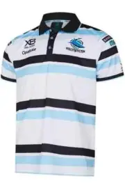 Cronulla Sharks 2018 NRL Club Shop Polo Shirt Sizes S-5XL BNWT