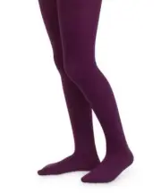 Jefferies Baby Toddler Girls Year Around Plum Pima Cotton Tights * 1-3 Years